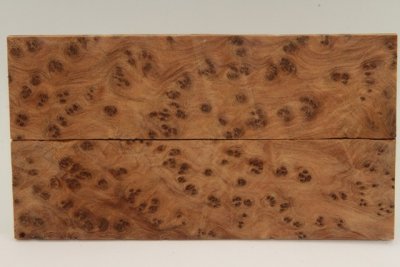 Plaquettes pour la coutellerie, Ronce de Thuya du Maroc, ref:PLpTM76462