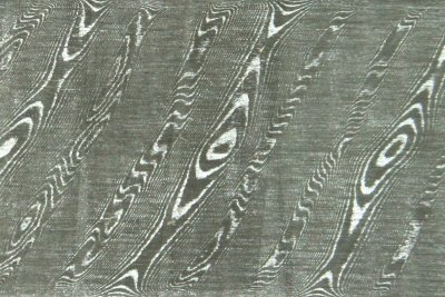 A-Barre de Damas carbone, motif "Twist", vendu au cm (recuit et non r&eacute;v&eacute;l&eacute;), ref:ADC-TW