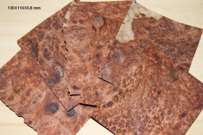Feuille de placage, Loupe d'amboine, ref:FLpAmb2404