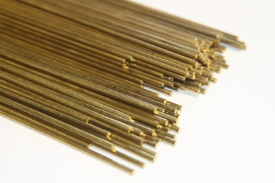 Rivets, tiges en laiton de 200 mm de long, par lot, ref:RVF-laiton 