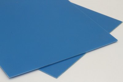 Intercalaires en G10, bleu, lot de 2 feuilles, ref:Int-G10-bleu