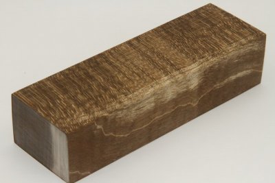 Bloc pour la coutellerie, Erable sycomore ondé stabilisé marron, ref:BESOs35056ma
