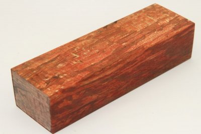 Bloc pour la coutellerie, Hêtre échauffé stabilisé orange, ref:BHs37383o