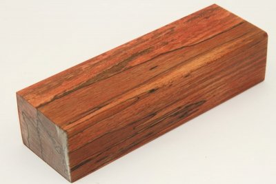 Bloc pour la coutellerie, Hêtre échauffé stabilisé orange, ref:BHs37382o