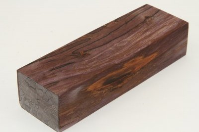 Bloc pour la coutellerie, Hêtre échauffé stabilisé violet, ref:BHs41136vi