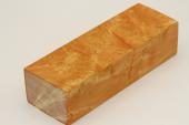 Bloc pour la coutellerie, Loupe d'Erable Ngundo stabilis orange, ref:BLpErs46756o