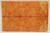 Plaquettes pour la coutellerie, Loupe d'Erable Ngundo stabilis orange, ref:PLpErs46774o