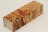 Bloc pour la coutellerie, Loupe de Peuplier stabilis orange, ref:BLpPEs52821o
