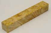 Carrelet  stylo, Loupe d'Erable Ngundo stabilis jaune, ref:SLpErs53747j
