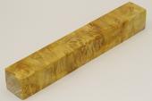 Carrelet  stylo, Loupe d'Erable Ngundo stabilis jaune, ref:SLpErs53748j