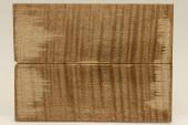 Plaquettes pour la coutellerie, Erable sycomore ond stabilis marron, ref:PESOs54500ma