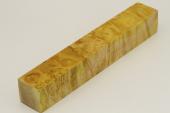 Carrelet  stylo, Loupe d'Erable Ngundo stabilis jaune, ref:SLpErs55297j