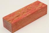 Bloc pour la coutellerie, loupe de Frne stabilis rouge, ref:BLpFrs57116r