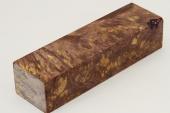 Bloc pour la coutellerie, Loupe d'Erable stabilis violet, ref:BLpErs57119vi