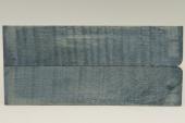 Chasse de rasoir, Erable sycomore ondé stabilisé bleu, ref:RAESOs57648b