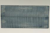Chasse de rasoir, Erable sycomore ondé stabilisé bleu, ref:RAESOs57653b