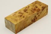 Bloc pour la coutellerie, Loupe de Peuplier stabilise jaune, ref:BLpPEs57932j