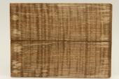 Plaquettes pour la coutellerie, Erable sycomore ond stabilis marron, ref:PESOs59362ma