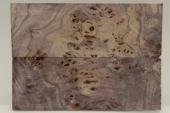 Plaquettes pour la coutellerie, Loupe de Peuplier stabilisé violet, ref:PLpPEs60368vi