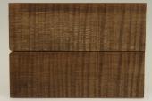 Plaquettes pour la coutellerie, Erable sycomore ond stabilis marron, ref:PESOs60542ma