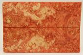Plaquettes pour la coutellerie, Loupe d'Erable Ngundo stabilise orange, ref:PLpErs60565o