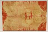 Plaquettes pour la coutellerie, Loupe d'Erable Ngundo stabilise orange, ref:PLpErs60567o