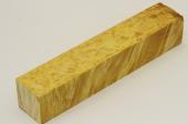 Carrelet  stylo, Loupe d'Erable Ngundo stabilis jaune, ref:SLpErs60839j