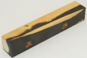 Carrelet pour le tournage, Loupe de Buis + résine noire, ref:SRLpBU62275