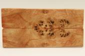 Plaquettes pour la coutellerie, Loupe de Peuplier stabilis orange, ref:PLpPEs62427o