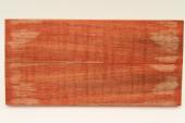Plaquettes pour la coutellerie, Erable sycomore ond stabilis orange, ref:PESOs62447o
