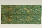 Plaquettes pour la coutellerie, Loupe d'Erable Ngundo stabilis vert, ref:PLpErs62773ve