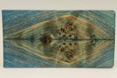 Plaquettes pour la coutellerie, Loupe de Peuplier stabilise bleu, ref:PLpPEs62896b