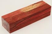 Bloc pour la coutellerie, Hêtre échauffé stabilisé rouge, ref:BHs63075r