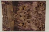 Plaquettes pour la coutellerie, Loupe de Peuplier stabilis violet, ref:PLpPEs63171vi