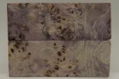 Plaquettes pour la coutellerie, Loupe de Peuplier stabilisé violet, ref:PLpPEs63170vi