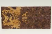 Plaquettes pour la coutellerie, Loupe d'Erable stabilis violet, ref:PLpErs63262vi