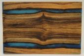 Plaquettes pour la coutellerie, Cytise + rsine bleue, ref:PRCY64292