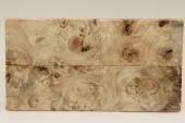 Plaquettes pour la coutellerie, Loupe de Peuplier stabilisé naturel, ref:PLpPEs64408na