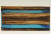 Plaquettes pour la coutellerie, Cytise + rsine bleue, ref:PRCY64413