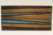 Plaquettes pour la coutellerie, Cytise + rsine bleue, ref:PRCY64416