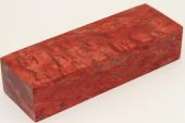 Bloc pour la coutellerie, Bouleau de Carlie stabilis rouge, ref:BBMs64492r