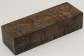 Bloc pour la coutellerie, Bouleau de Carélie stabilisé marron, ref:BBMs64494ma