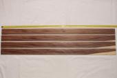 Lames pour branches d'arc, Palissandre de Santos, lot de 4, ref:LAPalDS65403