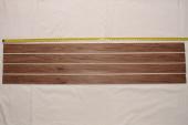 Lames pour branches d'arc, Palissandre de Santos, lot de 4, ref:LAPalDS65404
