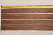 Lames pour branches d'arc, Palissandre de Santos, lot de 4, ref:LAPalDS65406
