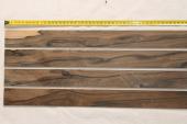 Lames pour branches d'arc, Ziricote, lot de 4, ref:LAZI65407
