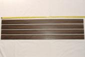 Lames pour branches d'arc, Ziricote, lot de 4, ref:LAZI65408