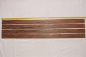 Lames pour branches d'arc, Palissandre de Santos, lot de 4, ref:LAPalDS65401