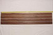 Lames pour branches d'arc, Palissandre de Santos, lot de 4, ref:LAPalDS65402