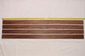 Lames pour branches d'arc, Palissandre de Santos, lot de 4, ref:LAPalDS65402